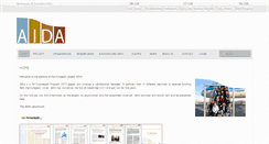 Desktop Screenshot of aida-project.eu