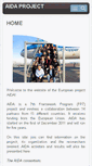 Mobile Screenshot of aida-project.eu